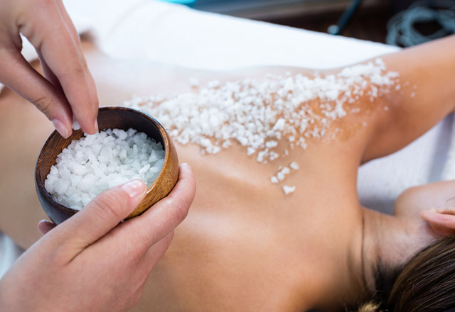 Body Scrubs & Body Wraps service category